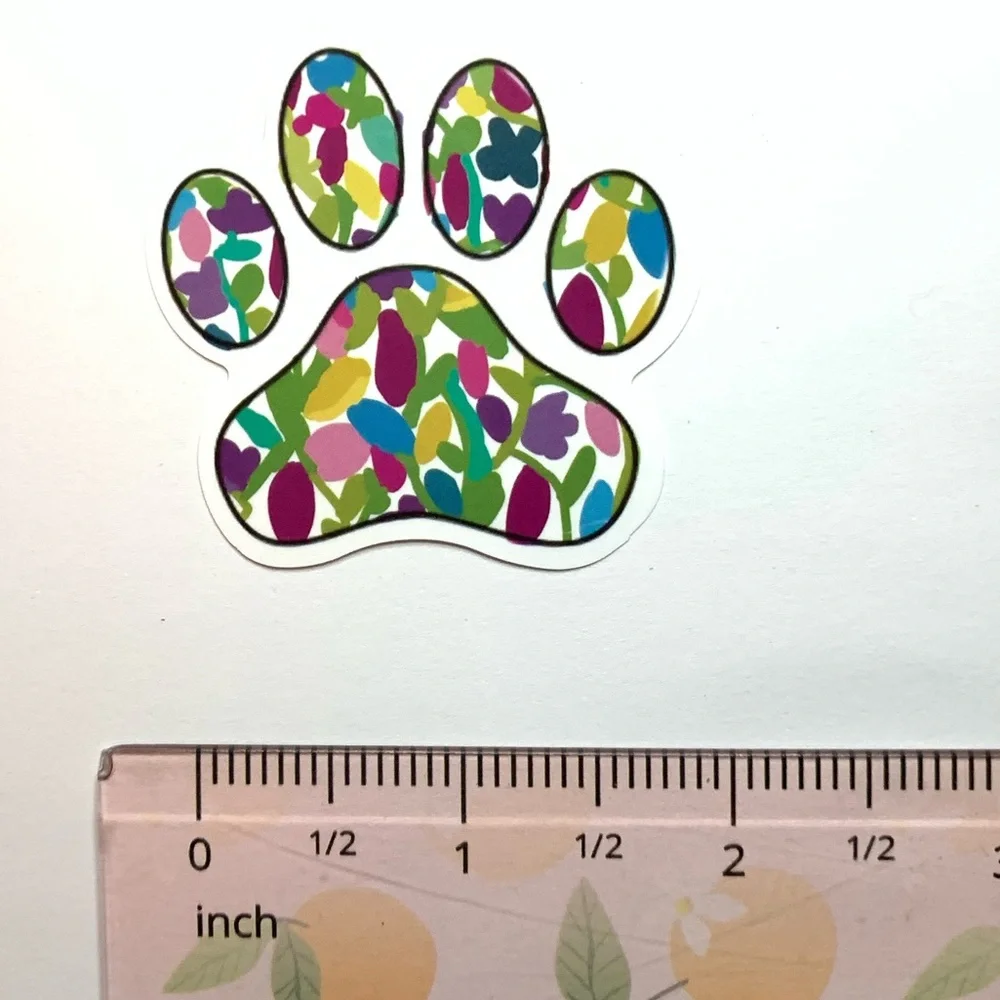 Paw Print Vinyl Sticker - Picture 2 of 2